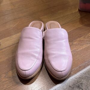 Women’s Pink Mule Loafers